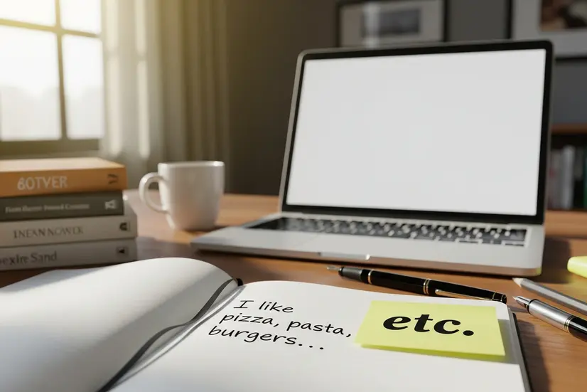 Etc dalam Bahasa Inggris